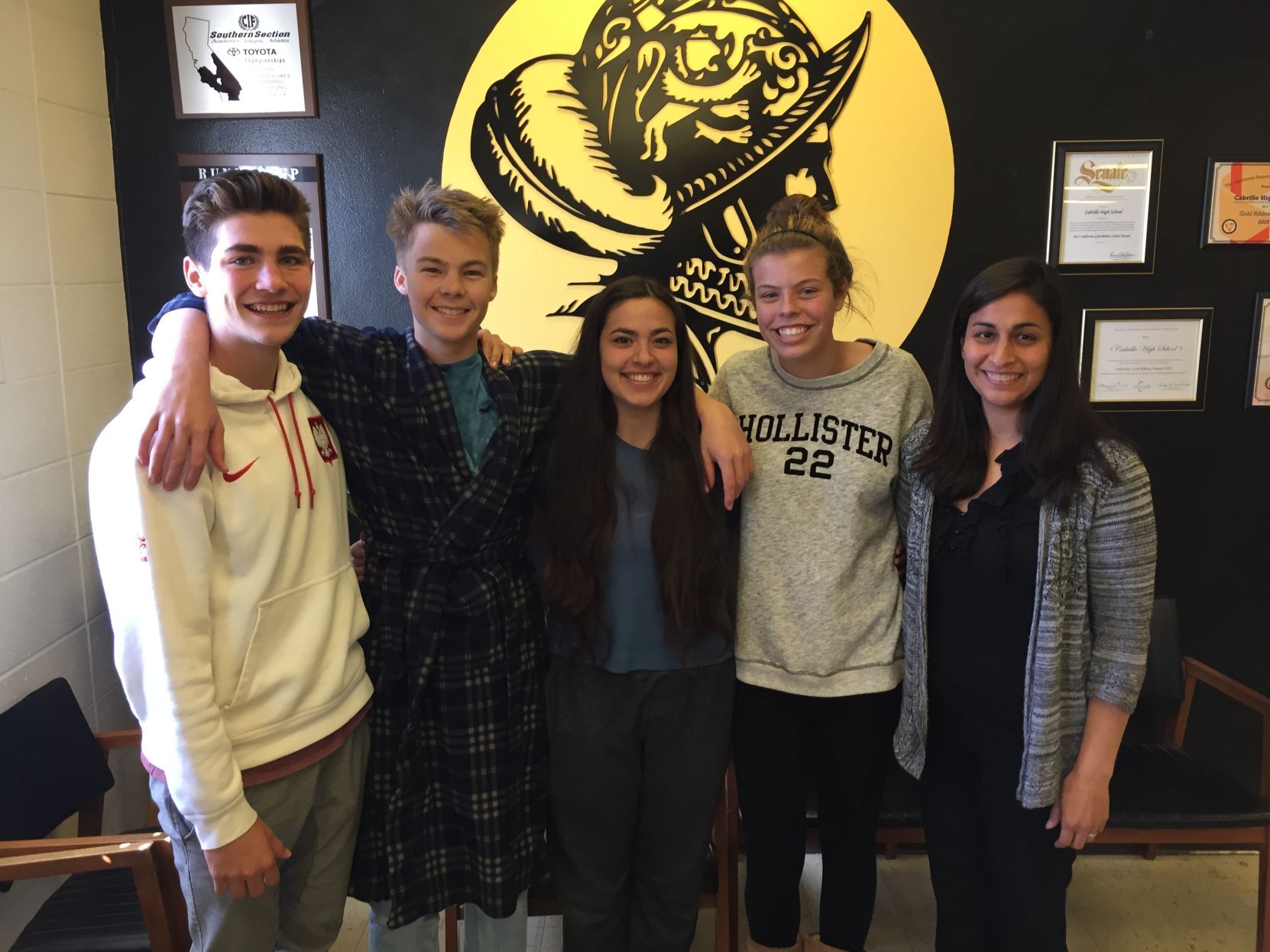 Elks Students of the Quarter March 2018 -- Cabrillo High